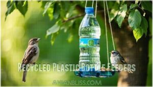 recycled plastic bottle feeders
