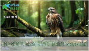 red-shouldered hawk habitat selection
