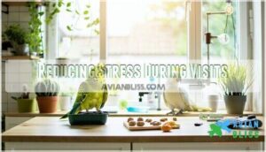 reducing stress during visits