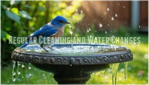 regular cleaning and water changes