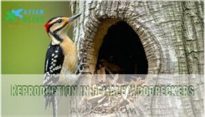 reproduction in female woodpeckers