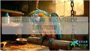 respiratory issues and feeding difficulties