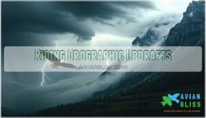 riding orographic updrafts