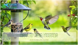 role of bird feeders
