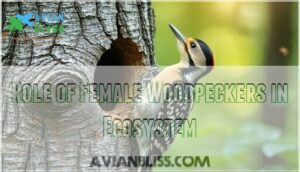 role of female woodpeckers in ecosystem