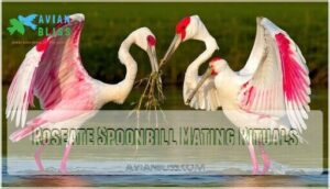roseate spoonbill mating rituals