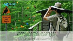 safe birding practices
