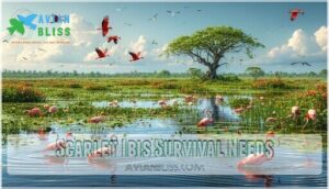 scarlet ibis survival needs