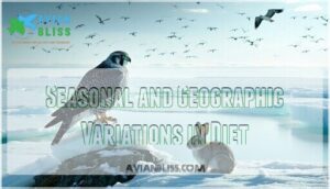 seasonal and geographic variations in diet