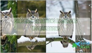 seasonal variations in hunting vocalizations