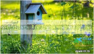 secure anchoring and mounting options