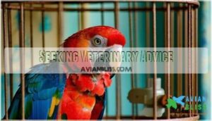 seeking veterinary advice