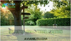selecting ideal feeder location