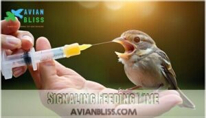 signaling feeding time