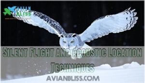 silent flight and acoustic location techniques