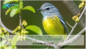 size and plumage