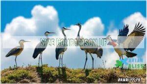 size comparison of size comparison of