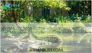 small parks with essential habitat elements