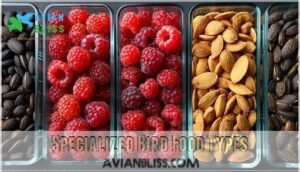 specialized bird food types