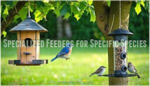 specialized feeders for specific species
