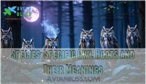 species-specific owl hoots and their meanings