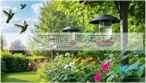 spreading out feeders