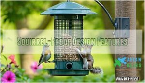 squirrel-proof design features squirrel-proof design features