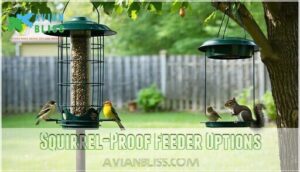 squirrel-proof feeder options