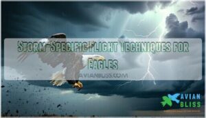 storm-specific flight techniques for eagles