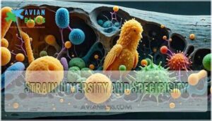 strain diversity and specificity