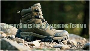 sturdy shoes for challenging terrain