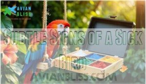 subtle signs of a sick bird subtle signs of a sick bird