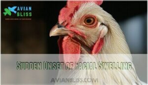 sudden onset of facial swelling sudden onset of facial swelling