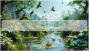 support bird habitats