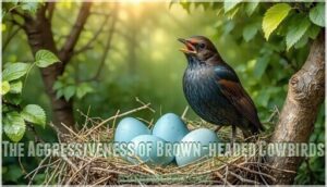 the aggressiveness of brown-headed cowbirds