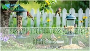 types of bird feeders and their benefits