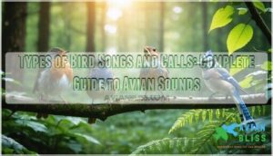 types of bird songs and calls