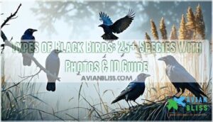 types of black birds