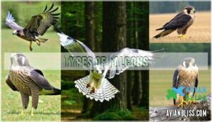 types of falcons