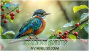 ultraviolet feathers