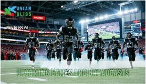 upcoming games and broadcasts upcoming games and broadcasts