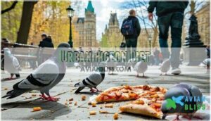urban pigeon diet