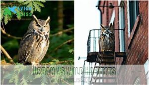 urban vs wild habitats