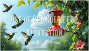 use of red color for attraction