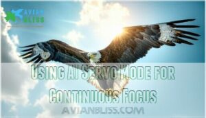 using ai servo mode for continuous focus