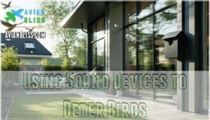 using sound devices to deter birds using sound devices to deter birds