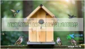 ventilation and drainage features