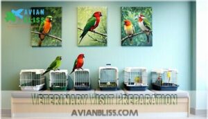 veterinary visit preparation