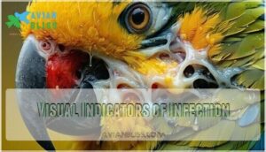 visual indicators of infection