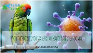 voriconazole and clotrimazole